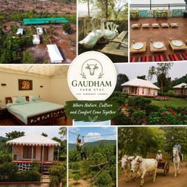 Krishna's den- a cottage retreat a Gaudham Periyar Farmstay, hotell i Jambhulpāda