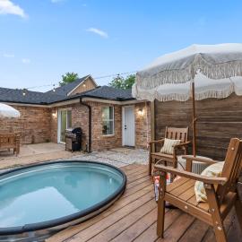 Furnished Mid-Century 32 Pool Cowboys Stadium