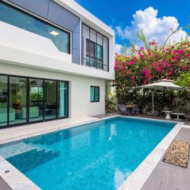 Private 4BR pool villa near central phuket