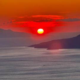 Sunset in Spatharaioi