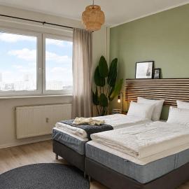Gemütliches Apartment mit tollem Ausblick, Boxspringbetten, vollausgestatteter Küche, TV, Wlan