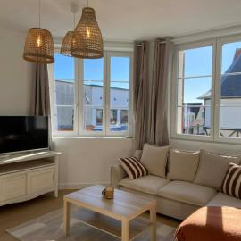 Villa Christiane, Sunset Suites, Vue Mer et Balcon, hotelli kohteessa Quend-Plage