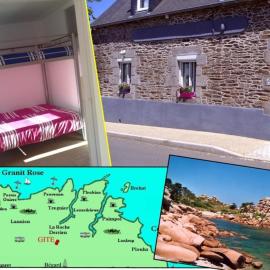 Gite TRES PROPRE 2 à 6 pers - Côte de Granit Rose