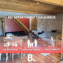 Camp de base idéalement situé à 5 mn de Briançon duplex 6 personnes