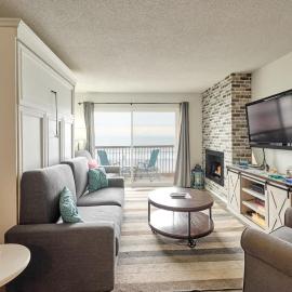 링컨 시티에 위치한 호텔 Oceanfront Condo - Second Floor - Pet Friendly