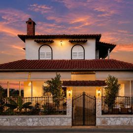Eden Park Sozopoli - 7 BDR Beach Villa - Yard