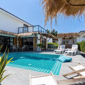 Manao Pool Villa 8 - 5 Mins Walk To The Beach, viešbutis mieste Ko Lanta