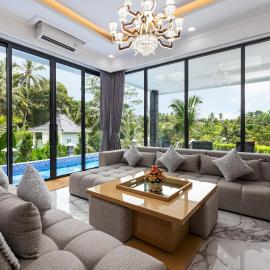 JoeWell Villa - Private Villa with Rice Field View