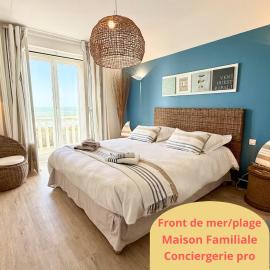 Villa Le Ponant, Maison familiale en front de mer, Intendance Luxury Host, hotel em Barneville-Carteret
