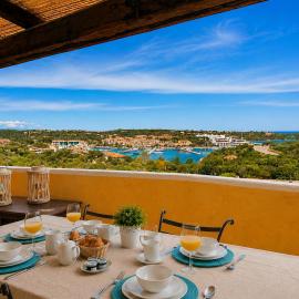 Sea View Apartments in La Marina di Porto Cervo with Pool