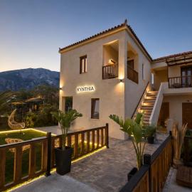 KYNTHIA seaview apartments samos, hotel in Marathokampos