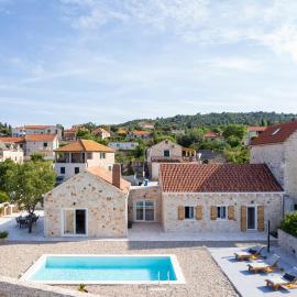 Family friendly house with a swimming pool Skrip, Brac - 26024