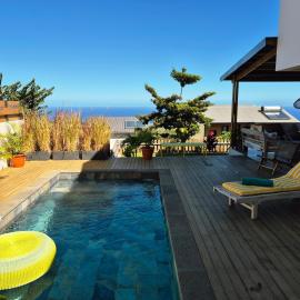 villa vue mer avec piscine