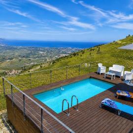 Villetta Bonifato con Vista Mozzafiato, hotel in Alcamo