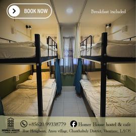 Homer House Hostel & Café, hotel in Vientiane