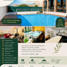 Casa Rural Doña Germana - Pepino - Toledo, hótel í Pepino