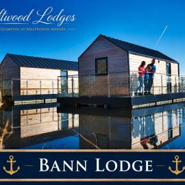 Driftwood Lodges - On Water Glamping - Bann Lodge, hotelli kohteessa Ballyronan