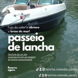 Lancha melodia, hotel a Parati