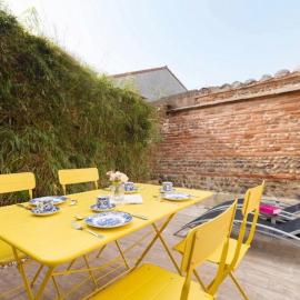 Beautiful House avec AC climatisation - terrasse privée - Côté pavé centre-ville Toulouse