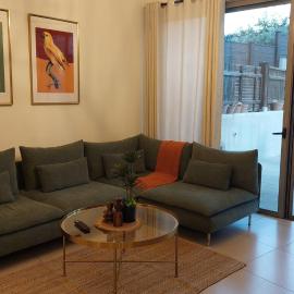 Spacious Abdoun 2BR with private garden & pool access