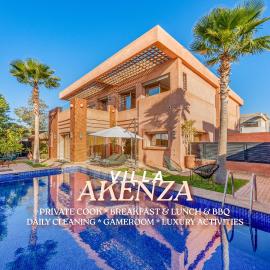 Luxury 4BR Villa, Atlas and Pool View, Breakfast and Lunch Available, Hotel in El Rhechat