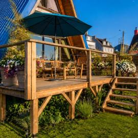 Le Tipi Bleu I Terrasse & jardin, hotel in Camaret-sur-Mer