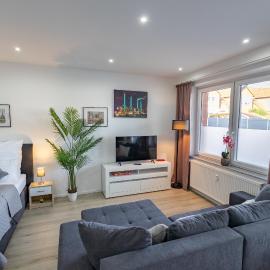 HANNIBAL - Design-Apartment Rose 7, Parkplatz, Küche, HighSpeed-WLAN