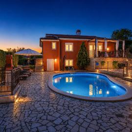 Villa Belvedere for 6 people near Porec with sea view and pet friendly