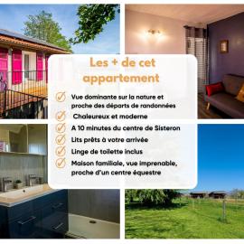 Appt Cosy et chaleureux - La crinière, hotel a Le Poët