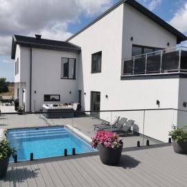 Bara에 위치한 호텔 Villa med pool