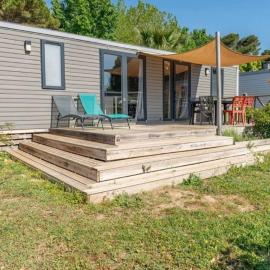 Mobil-home 3ch Climatisé Camping 5 Plage 500m, hotel sa Vendres