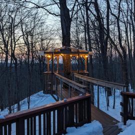 Enjoyyourstay Retreat Treehouse Hammock Hot Tub