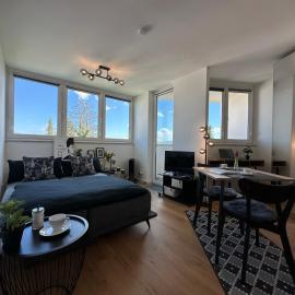 Modernes Loggia-Apartment mit dezentem Bergblick in Kempten im Allgäu
