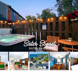 Charming Sister Bay Vacation Home with Hot Tub, Steps from Beach & Downtown, Wisconsin