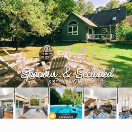 Serene Cabin with Beautiful Outdoor Space in Sister Bay, Wisconsin