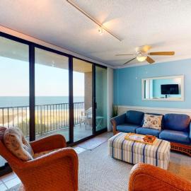 Sea Colony 7th floor condo with free WiFi shared tennis court ocean view