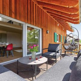 FeWo Nägeleried - Große Galerie-Wohnung mit Balkon, Heimkino, Garten
