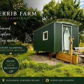 Kerrib Farm Shepherds Hut, viešbutis mieste Pomeroy