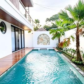 Luxury 3BR Tropical Villa Private Pool Bathtub Canggu