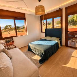 Sea View Family Apt - Terrace - 5 min Beach - Imi Ouaddar, hotel in Imi Ouaddar