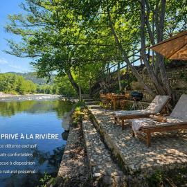 Villa en Ardèche avec accès direct à la rivière