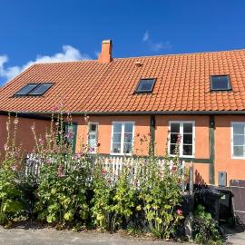 Historic House At Aarsdale Harbor On Bornholm