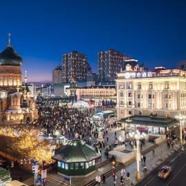 The only hotel located within Harbin Sophia Church Square Scenic Area, just 10 meters away from the scenic area entrance, hotel di Harbin
