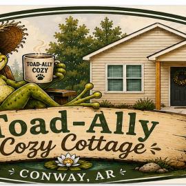 Toad-Ally Cozy Cottage - Conway Getaway، فندق في كونوي