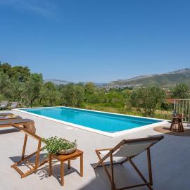 Vila Obzor with a heated pool