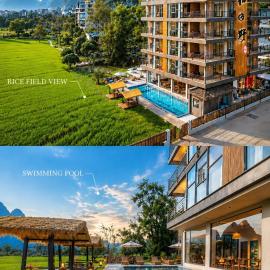 Meadowscape Resort at Yulong River - Karst Views & Infinity Pool & Tickets Reservation Service & Free Laundry, hotel em Yangshuo