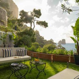 Tenuta Saracena Capri, private beach front estate with panoramic pool