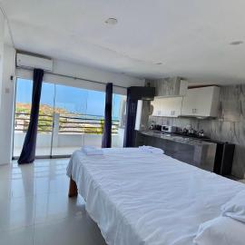 Hermoso Mini Apartamento Frente al Mar de Zorritos, hotel a Bocapán