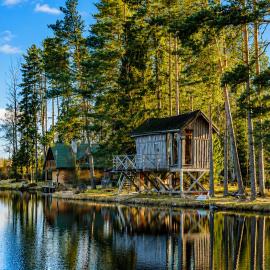 Dragon Treehouse with Hot Tub, Sauna, Private Lake & Deer Park, hotel a Līči