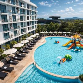 Suite Aura 1BR PoolsGyms Shuttle to Nai Harn, hotel in Rawai Beach